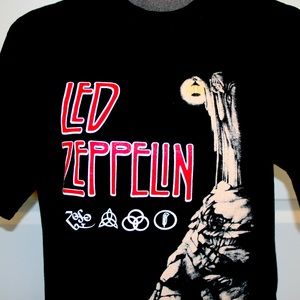 Led Zeppelin Hermit Double Sided T Shirt